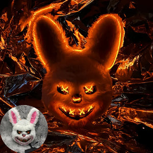Spooky Rabbit Mask with Lights - Halloween