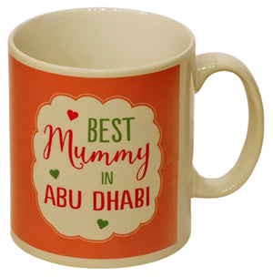 Best Mummy In Abu Dhabi Mug (Cloud)