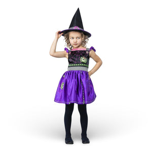 Stitch Witch Costume For Girls - Small (4-6Y)