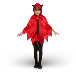 Devil Hooded Cape (Red)