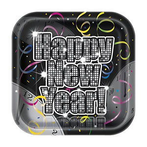 Countdown To New Year Plates 9"