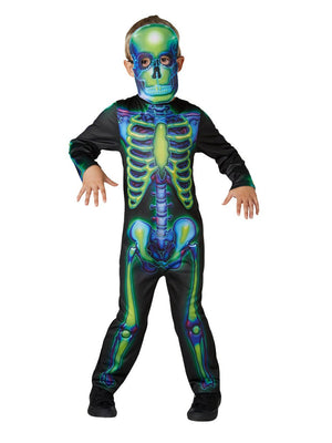 Neon Skeleton Costume - (Child)
