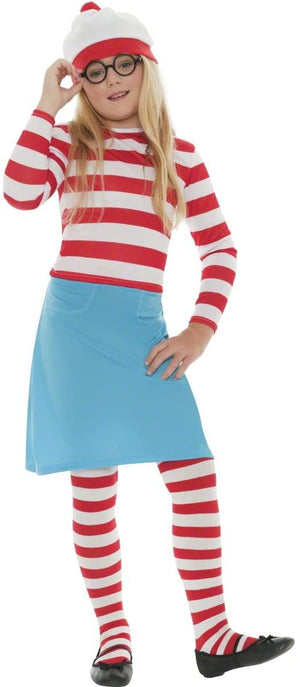 Where's Wally? Wenda Costume - (Child)