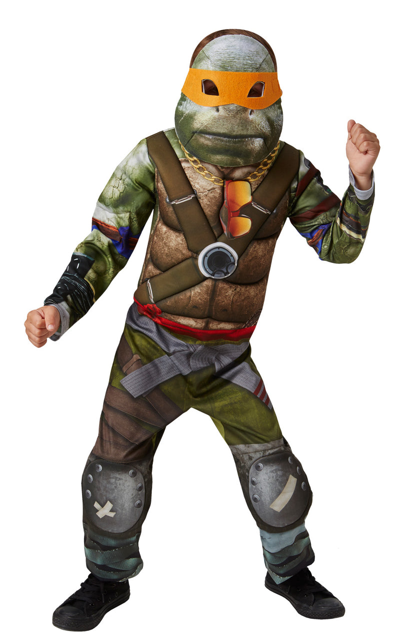 CHILDS DELUXE TEENAGE MUTANT NINJA TURTLES COSTUMES TMNT OFFICIAL FANCY  DRESS