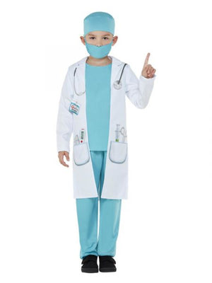 Doctor Costume, Blue - (Child)