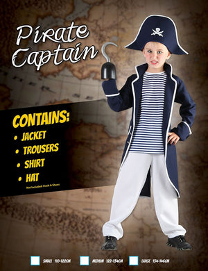 Pirate Captain Costume - (Child)