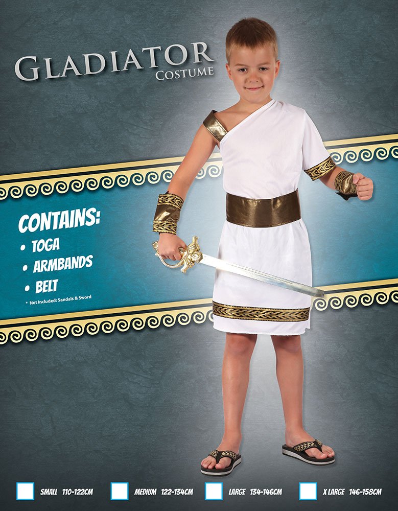 Gladiator on sale costume boy