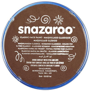 Snazaroo Face Paint 18ml - Light Brown