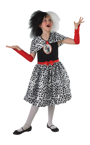 Cruella De Vil, 101 Dalmations Costume - (Child)