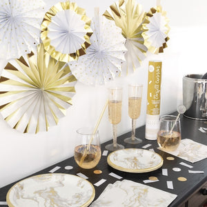Gold Marble Party Accessories & Tableware