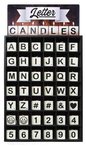 Letter & Symbol Candles