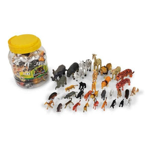 Assorted Wild Animals Tube - 36 pieces