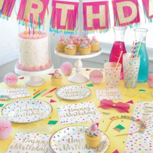 Bright Triangle Birthday Party Accessories & Tableware