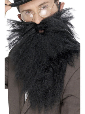 Long Beard And Tash - Black