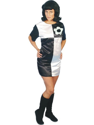 60s Mini Shift Dress Costume - (Adult)