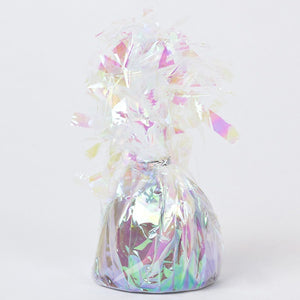 Foil Balloon Weight - Small Iridescent