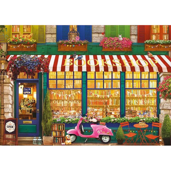 Vintage shop jigsaw puzzles