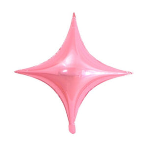 Assorted Corner Star Shaped Helium Balloons - Pack of 6 (10"/26")