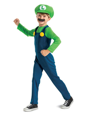 Nintendo Super Mario Brothers Costume -  Luigi (Child)