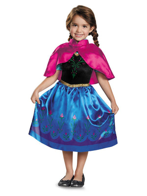 Classic Disney Frozen Anna Travelling Costume - (Child)