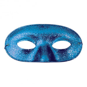 Glitter Domino Eye Mask - Blue