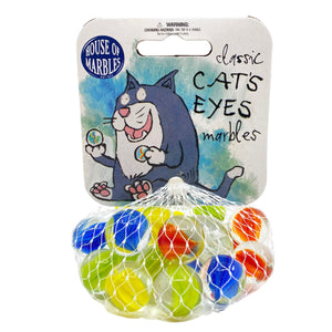 Net Bag of Marbles - Cats Eye