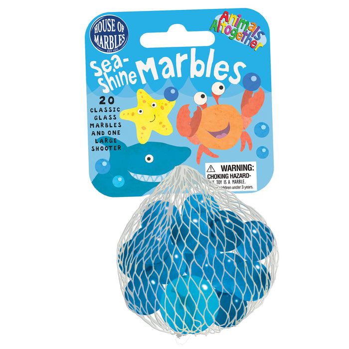 Sea Shine Marbles In a Net