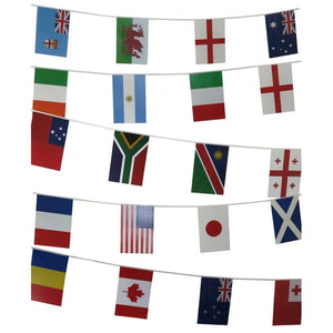 Rugby World Cup Bunting - 20 flags