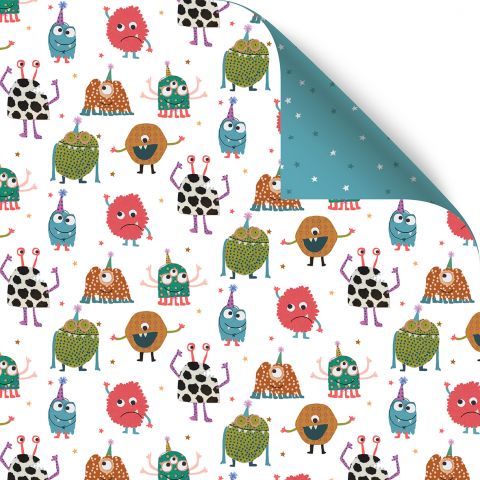 Gift Wrapping Paper - Monsters