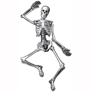 Cut-Out Jointed Skeleton Decoration - 55 inch