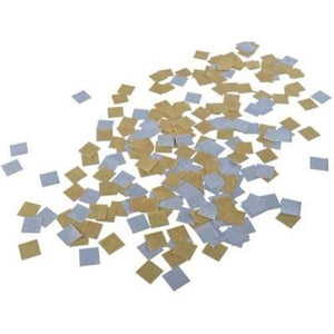 Silver & Gold Square Tissue Confetti