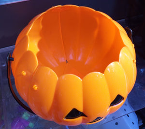 Foldable Pumpkin Jack O' Lantern Candy Bucket