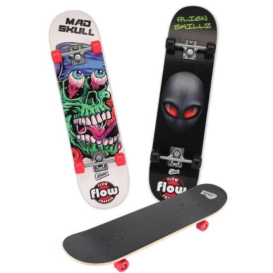 Ozbozz Wooden Skateboard - 31 inch (Assorted Designs)