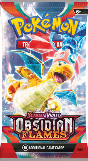 Pokémon TCG: Scarlet & Violet 3 - Obsidian Flames - Booster Pack (10 Cards)