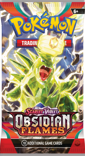 Pokémon TCG: Scarlet & Violet 3 - Obsidian Flames - Booster Pack (10 Cards)