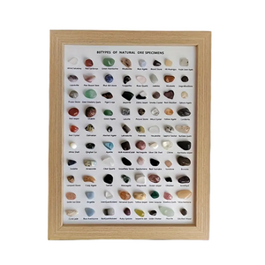 Natural Minerals in a Frame - 80Pcs
