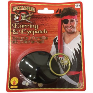 Pirate Earring & Eyepatch