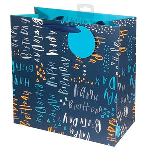 Gift Bag - Pluto Birthday, Blue Bag (Large)
