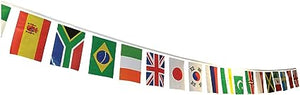 Multi Nation Flag Bunting - 25 Flags