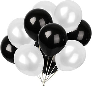 Metallic Black Pearl Latex Balloons - (Pack of 100)