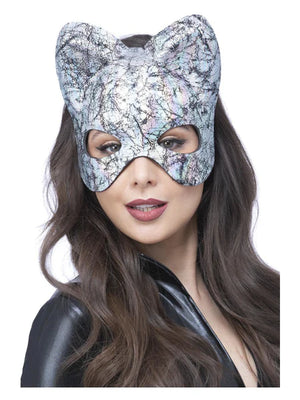 Silver Cat Eye Mask