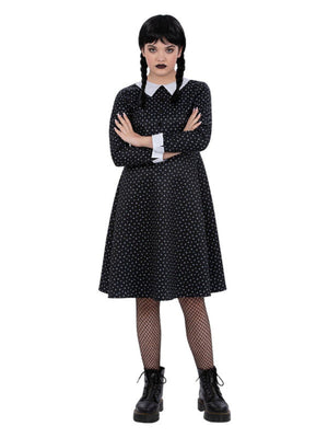 Gothic School Girl Costume, Wednesday - (Child)