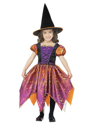 Moon And Stars Witch Costume - (Child)