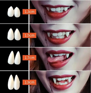 Realistic Vampire Fangs & Glue