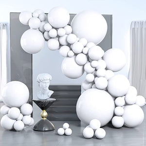 Standard White Latex Balloons - 12" (Pack of 100)