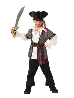 Pirate Captain Jack Sparrow  Costume - (Child)