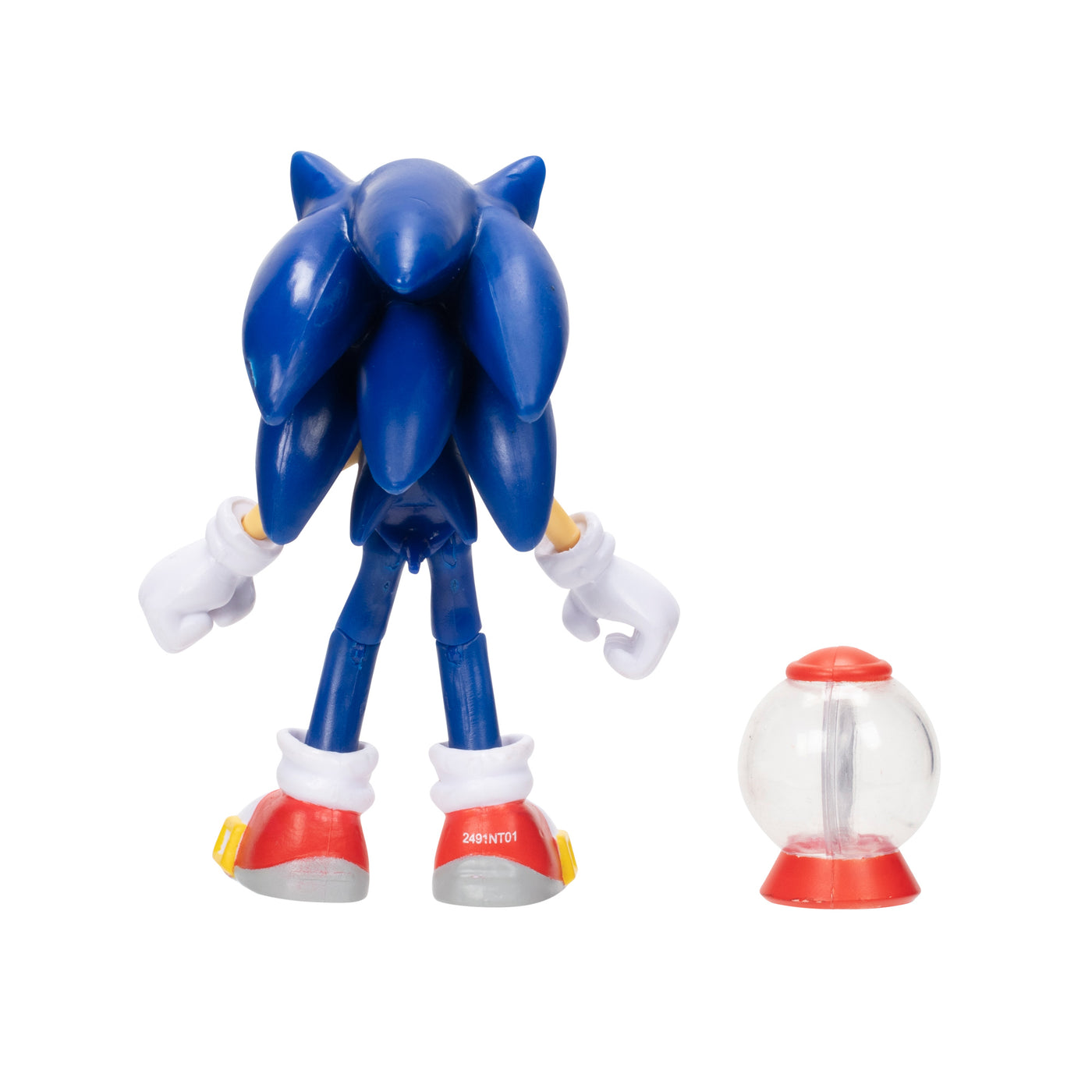 Sonic the Hedgehog 4 Inch JAKKS Gold Collector Action Figure - Classic Sonic  with Skateboard with 11 Points of Articulation 