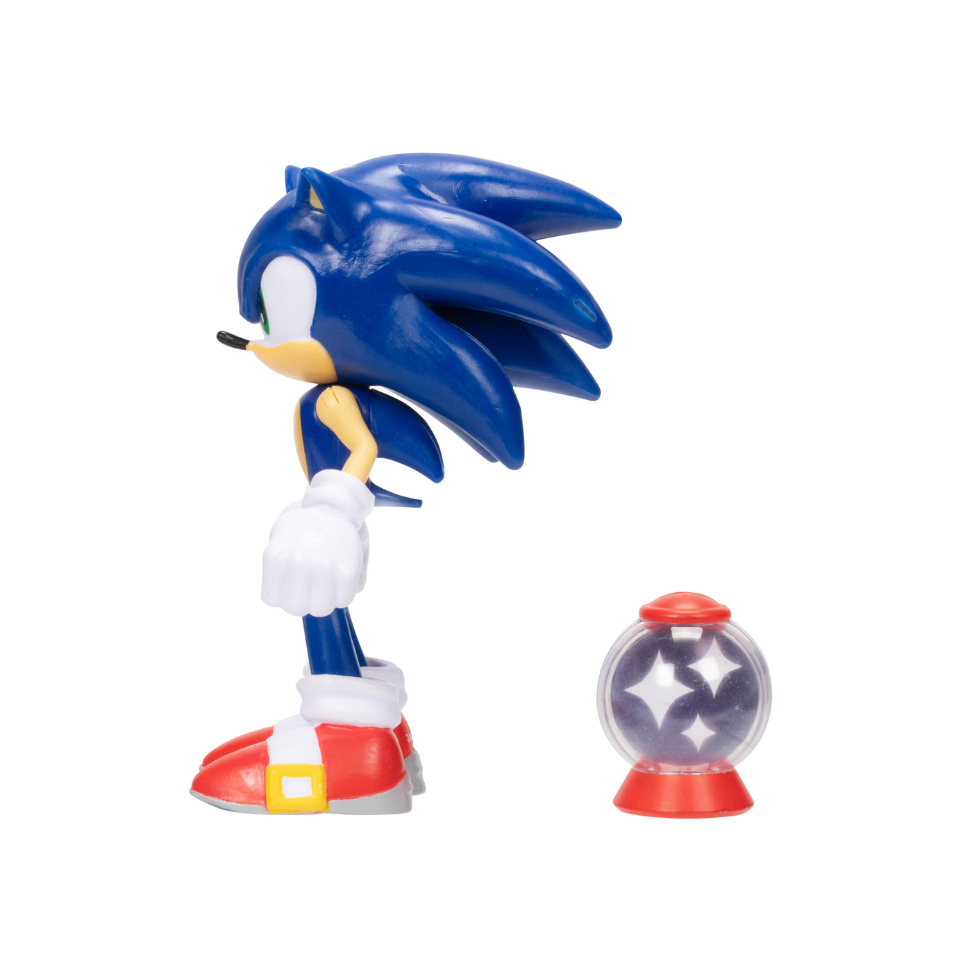 Sonic the Hedgehog 4 Inch JAKKS Gold Collector Action Figure - Classic Sonic  with Skateboard with 11 Points of Articulation 