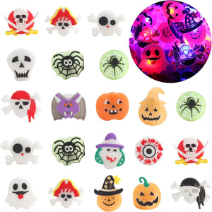 Flashing Halloween Rings