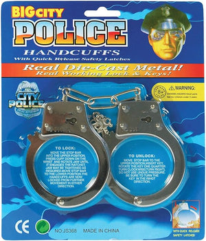 Metal Handcuffs with Key